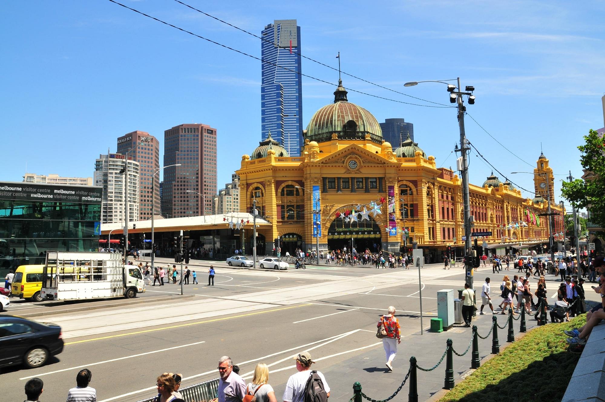 Flinders Street Station in central Melbourne